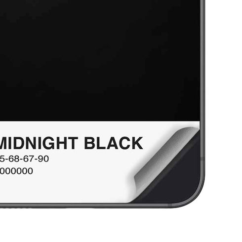 Midnight Black Galaxy S25 Skin